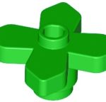 bright green plant flower 2x2 leaves