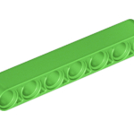 bright green technic liftarm 1x7 thick