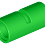 bright green technic pin connector round 2l with slot pin joiner round