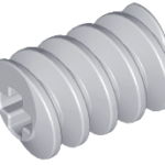 light bluish gray technic gear worm screw
