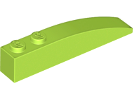 70707058 - Lime slope curved 6x1