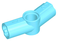 medium azure technic axle and pin connector angled 157 degrees