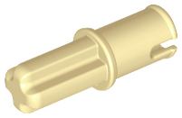 tan technic axle pin without friction ridges lengthwise