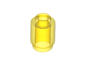 70707088 - Trans yellow brick round 1x1 open stud
