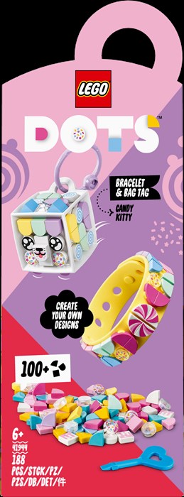 41944 – Candy Kitty Bracelet & Bag Tag